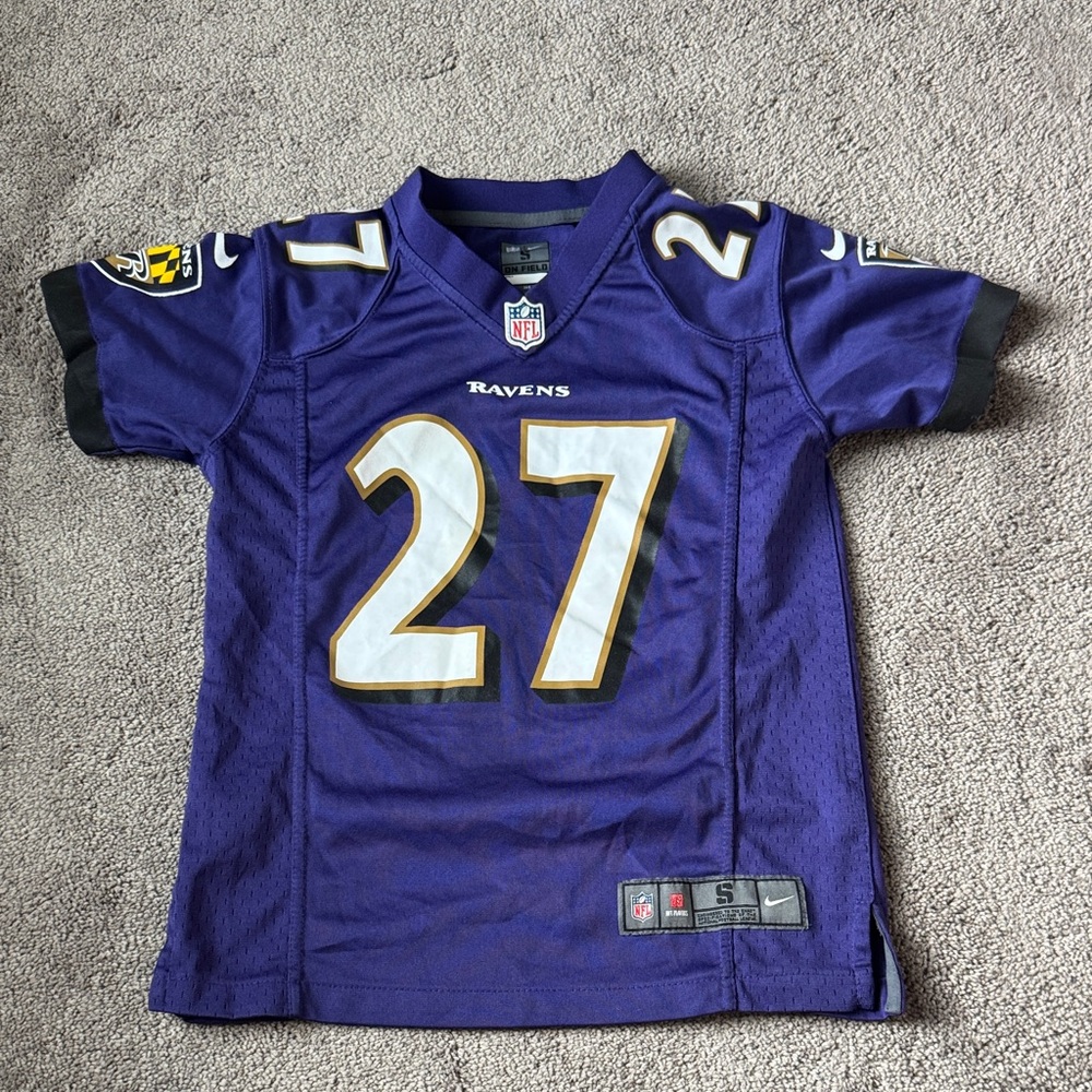 Nike Baltimore Ravens Ray Rice #27 NFL Jersey Purple Youth SIZE S